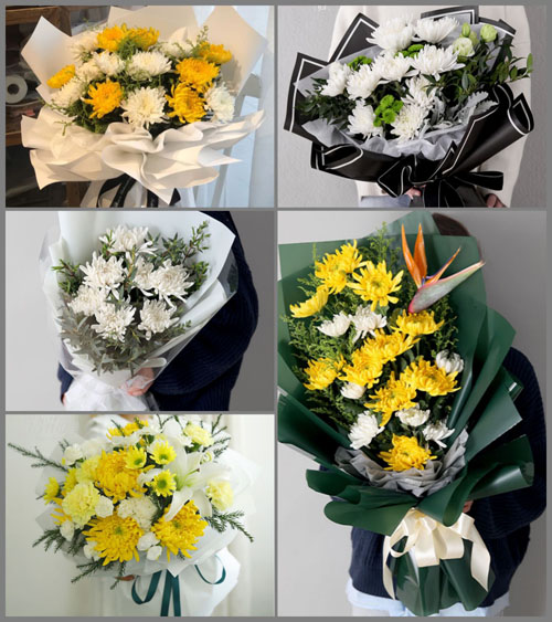 广东广州市花都区狮岭镇联星村白事花束代送